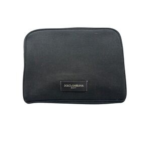 Dolce & Gabbana Beauty Makeup Cosmetic Bag‎ Travel Pouch Black